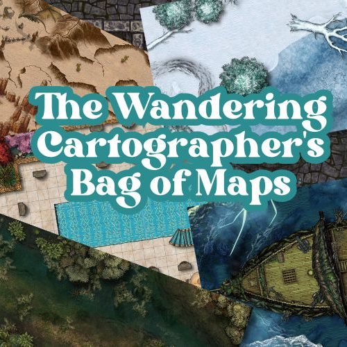 The Wandering Cartographer's Bag of Maps Volume 1 Cover.