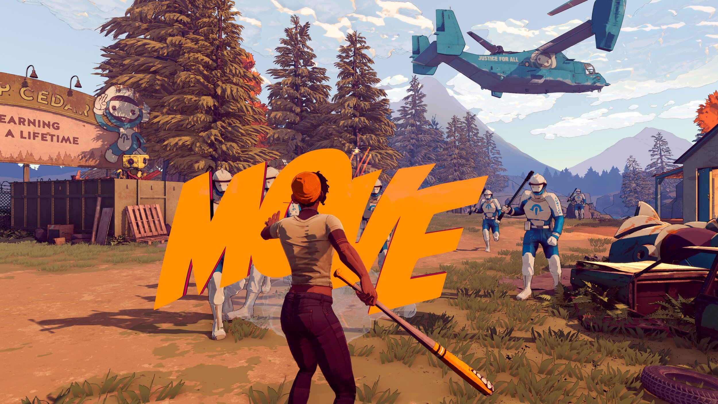 Screenshot of combat in the Dustborn game.