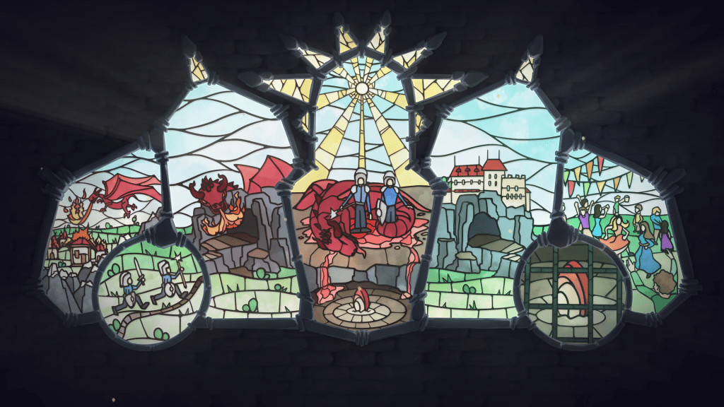 Screenshot of the Lenzburg scenario loading screen in Of Life & Land.