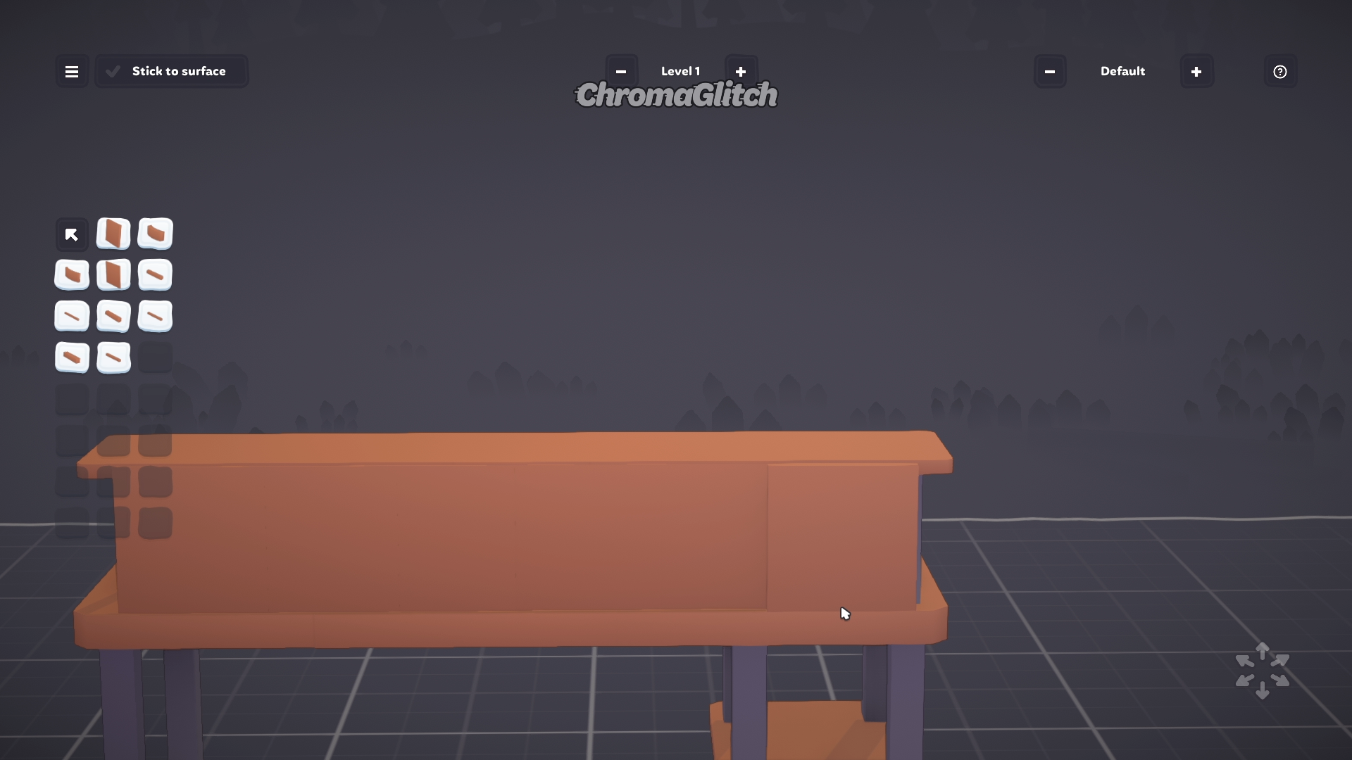 The small square on the back of the desk is now a long rectangle that acts as a backboard.