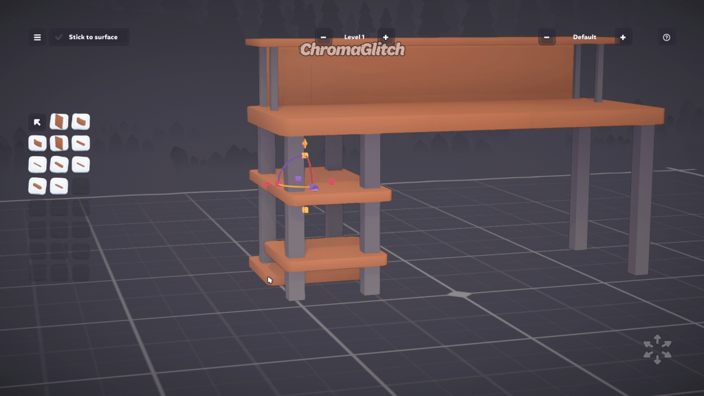 Another small shelf is being added to the bottom of the desk.