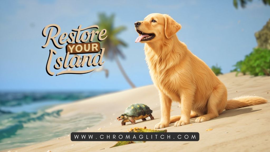 Restore Your Island video game cover art.